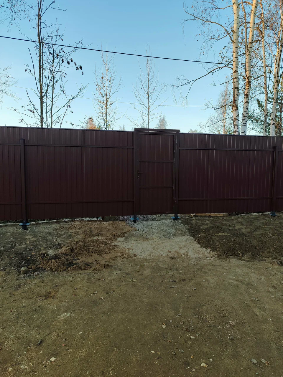 Калитка из профнастила 1.8 м